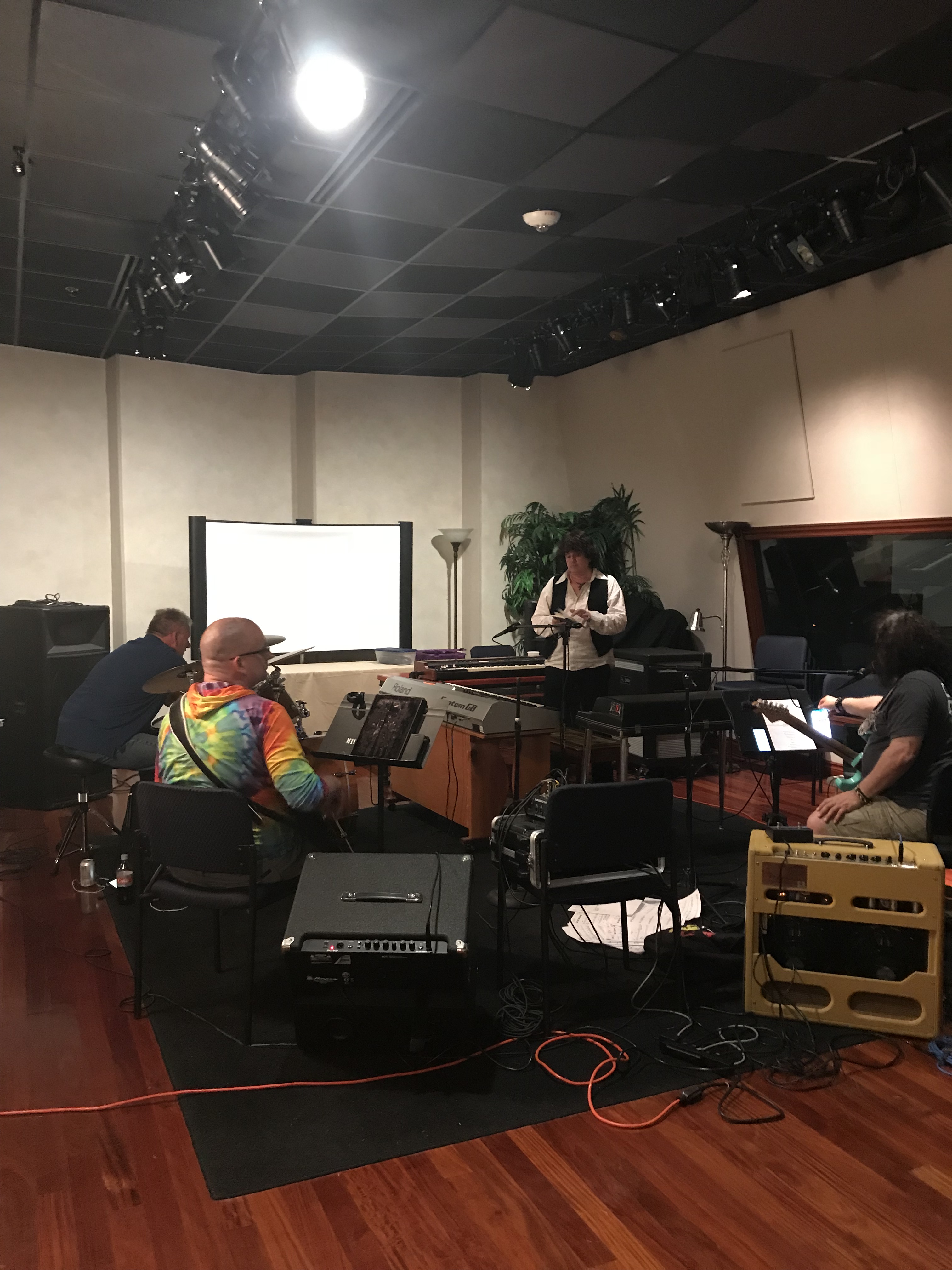 Bobby, Sean, Bob, Brad and Rehearsal 1