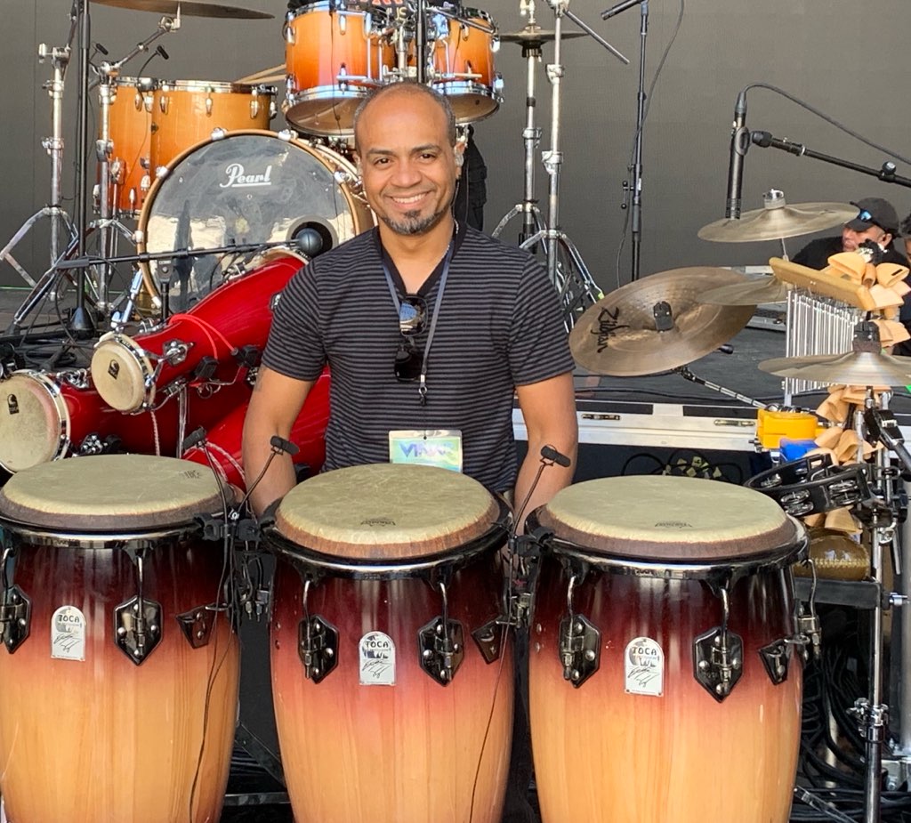 Eric Velez with Congas